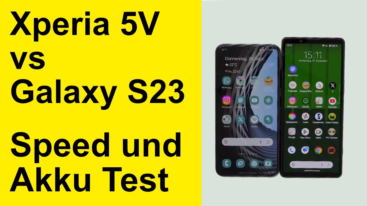 Samsung Galaxy S23 vs. Sony Xperia 5V: Welches Smartphone ist das richtige für Sie?