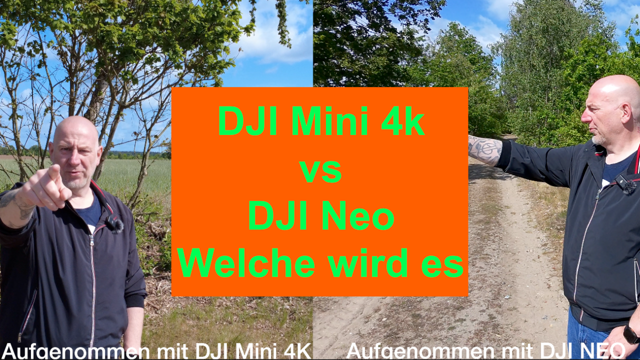 DJI Mini 4K Drohne in der Luft