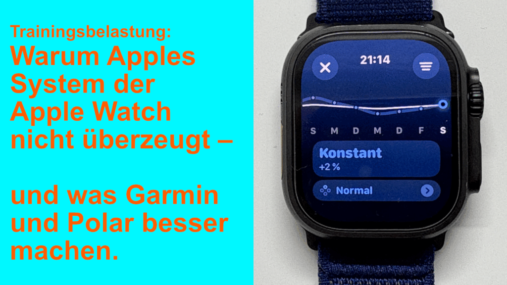 Trainingsload bei Apple – kurz erklärt: