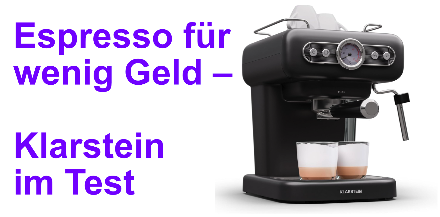 Klarstein Retro Mini Siebträgermaschine